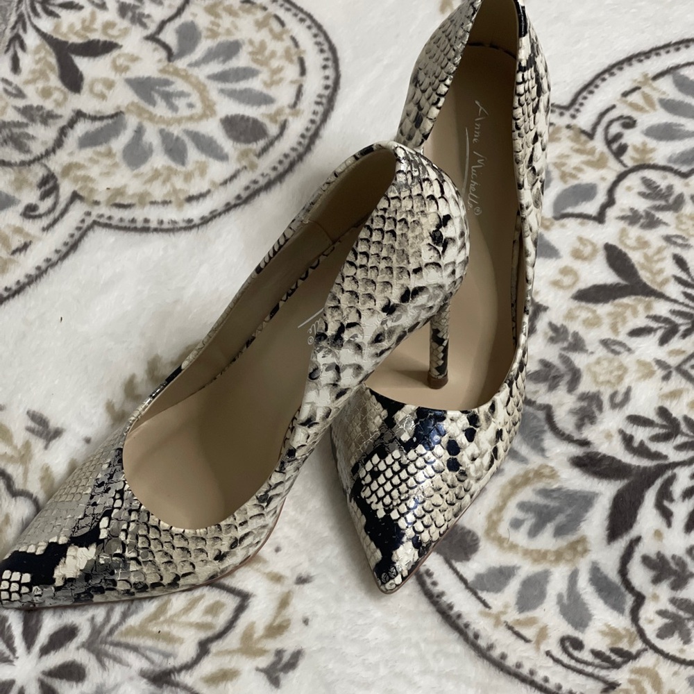 🔥 🔥 Snakeskin Patterned Women's Pumps